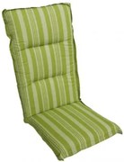 Възглавница за стол двойна 115 х 50 см - Зелено