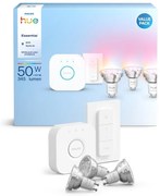 Стартов комплект Philips Hue WACA 3xGU10/4,7W 2200-6500K + устройство за свързване