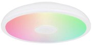 Globo - LED RGB Лампа за баня с високоговорител RAFFY LED/18W/230V IP44 + д.у.