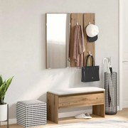 857020 vidaXL Комплект мебели за антре Дъб артизан Инженерно дърво