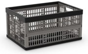 Сива пластмасова кутия за съхранение 47,5x34,5x23,5 cm Folding Crate – KIS