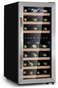 Klarstein Vinamour 33 Duo винен хладилник 2 зони 89 л / 33 бутилки 5-18°C сензорен контрол