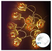 Aigostar - LED коледен гирлянд 20xLED/3xAA, 3 m, топла бяла светлина, ръкавици