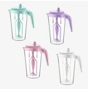 Пластмасова кана за айрян лукс 2,2л., 22 x 12,5 x 29,5 см - различни цветови комбинации (SU-195)