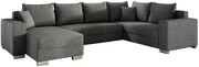 Ъгъл диван Elsa-Left-Gray Dark