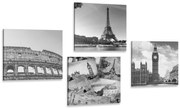 Комплект картини – Историческо богатство в черно-бяло