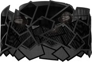 Плафон CAMO 3xE27/15W/230V черен