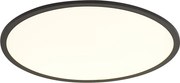 Смарт LED панел черен 60 см с LED димиране до топло с дистанционно управление - Knob