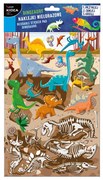 Kidea - Стикери за многократна употреба 67 бр. Динозаври 89932