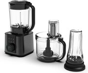 Klarstein Кухненски робот Verosteel с блендер | месене, разбиване и изцеждане на сок | 1200 W | 2 л / 1,75 л