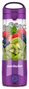Преносим USB блендер Nutribullet NBP003PU, 2000 mAh, 475 ml, 4 ножа, Трошене на лед, До 15 цикъла, Лилав