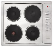 Klarstein Appetito 4, електрически котлон, 5500 W, 4 плочи, 6 нива на мощност, неръждаема стомана