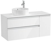 Мебел с две чекмеджета за умивалник върху плот вляво A851505806, 110х46х53.7см