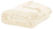 Бежово одеяло от микроплюш , 220 x 240 cm - Tiseco Home Studio