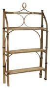 Лавица DKD Home Decor Бамбук Pатан (62 x 15 x 107 cm)