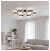 Плафонен полилей MAGA 6xE14/10W/230V бежов