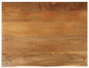 370605 vidaXL Плот за маса, жив ръб, 110x80x3,8 см, масивно дърво манго