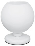 Настолна лампа МОРЕЛО, бял, 1xE27