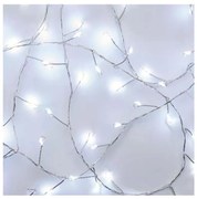 LED Коледни лампички 100xLED/3xAA 2,7м студено бели