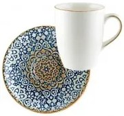 Порцеланова чаша MUG 330мл с чинийка 16см BONNA-ALHAMBRA-(E105MUG03KNN + ALHGRM04CT)