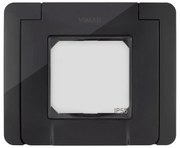 VIMAR 09911.04 IP55 Капак с крачета 2M черен NEVE UP