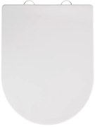 Бяла тоалетна седалка с лесно затваряне , 47 x 35,5 cm Calla - Wenko