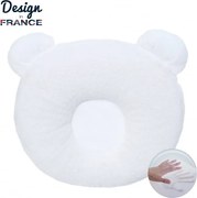 Candide -Детска възглавница P'Tit Panda за добре закръглена глава Бяла