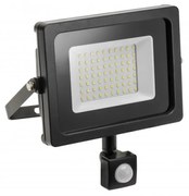 GTV LD-INEXT50W-64 LED прожектор с сензор движение 50W, 6400K, 4000lm, 120°, IP65, черен