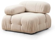 1-местен диван Bubble L1 - Кремаво Bouclette