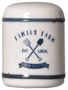 Horecano - Порцеланова солница 6x6x7.9см HAPPY FARM- (HF-56220)