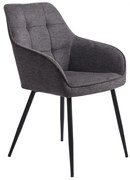 Тъмносив трапезен стол Nolan – Unique Furniture