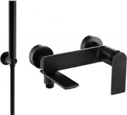 Mexen Zero R70 батерия за вана с душ комплект, черна - 7113R70-70