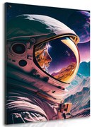 Картина на платно – Загадъчен профил на космонавт