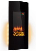 Klarstein Lamington, електрическа камина, 2000 W, LED пламък, нагревател за въздух, таймер, осветление