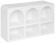 Скрин atmosphera Soleya, 6 отделения, 110x71 cm, Бял