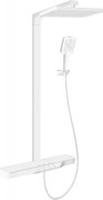Mexen Zoom външен душ комплект с дюшека и батерия, бял - 78101-20