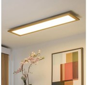 Brilagi - LED Плафониера SLIMFRAME WOOD LED/58W/230V 124x34 см кафяв