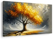 Картина на платно – Есенно дърво на живота в сияние