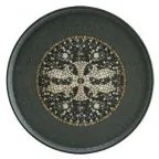 Bonna - Порцеланова чиния 22см-MESOPOTAMIA MOSAIC ANTHRACITE-(S-MT-MZPMAHYG22DZ)