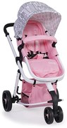 Комбинирана бебешка количка Sarah CANGAROO - розова