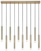 Rabalux 72365 - Пендел RAMIRA 10xG9/5W/230V златист