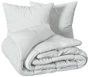 Спално бельо atmosphera Swan, Жакард, 240x220 cm, Бял