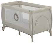 Lionelo - Преносима кошара STEFI PLUS в бежово капучино