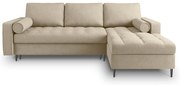 Бежов ъглов разтегателен диван , десен ъгъл Santo - Milo Casa