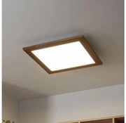 Brilagi - LED Димируема лампа SLIMFRAME WOOD LED/36W/230V 49,5x49,5 см + д.у.