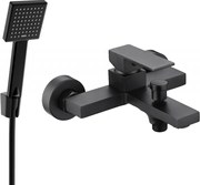 Mexen Uno R45 вана смесител с душ комплект, черен - 7143R45-70