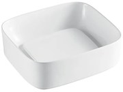 Мивка за баня MAURIO 902W, Inter Ceramic, монтаж върху плот, порцелан, бял, 38х14.5х43см