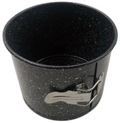 Форма за торта с падащо дъно Kinghoff KH 1790, 16x13см, Мраморно покритие,  Въглеродна Стомана, Черен