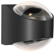 Zuma Line SJ12431- LED Екстериорен аплик LUCENT LED/12W/230V IP65 черен
