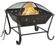 Sonata H Преносимо огнище с ръжен 62 см XXL стомана